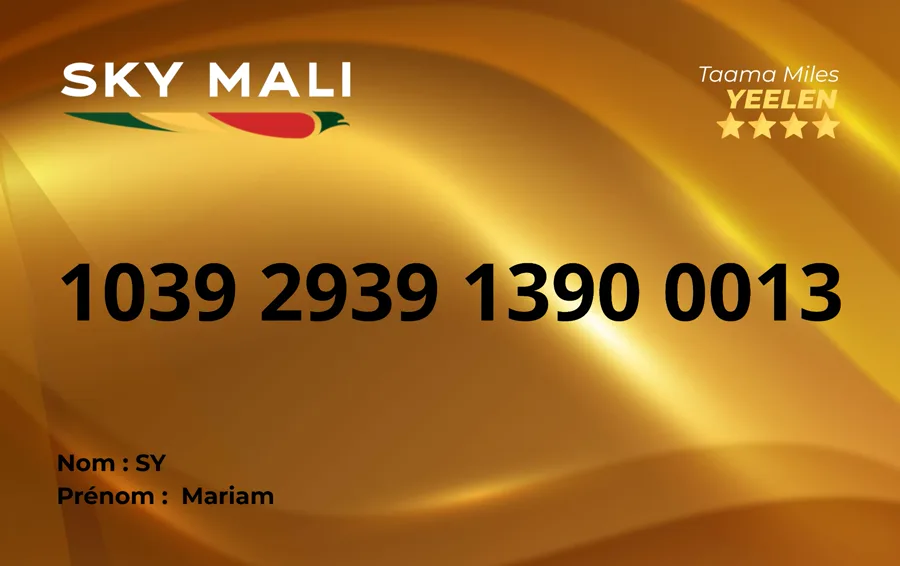 Carte Taama Miles Yeelen